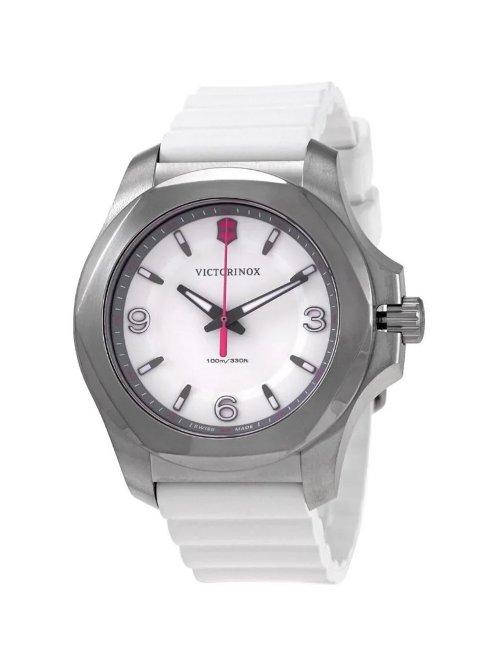 NWT Victorinox I.N.O.X. V Quartz White Dial Ladies Watch